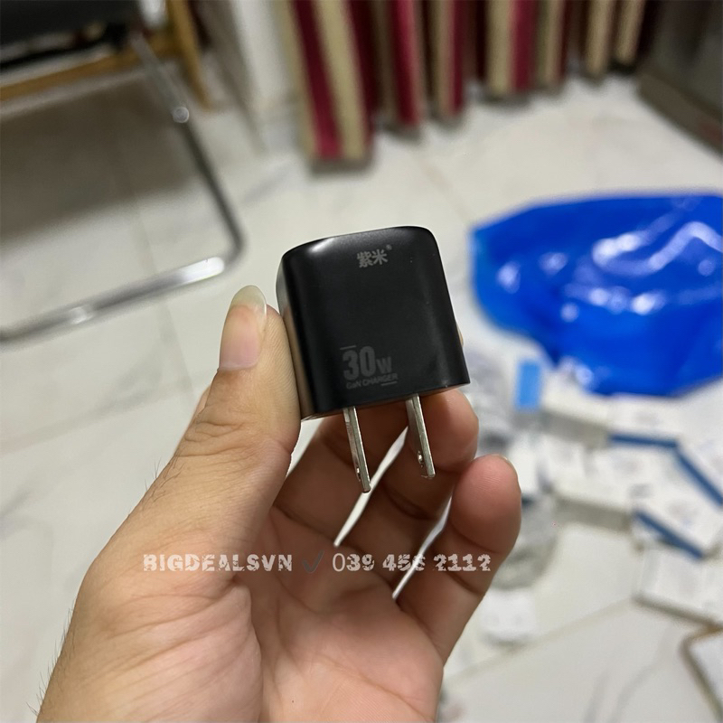 Củ sạc nhanh 30W ZIME GAN 30W có PD/PPS ✔️ BigDeals VN