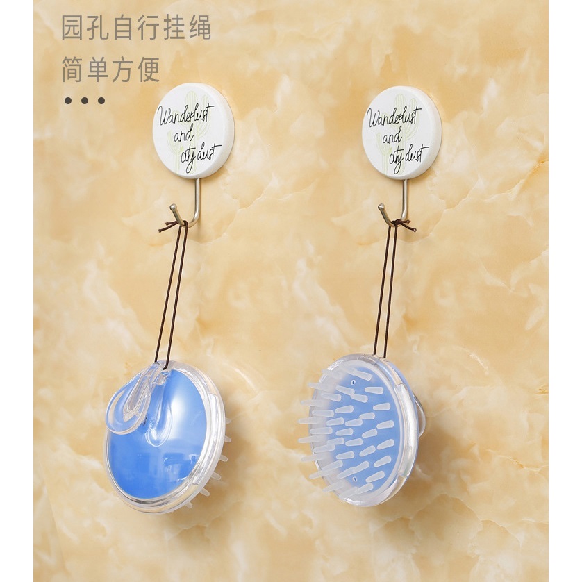 Bàn Chải Tắm Cho Thú Cưng, Bàn Chải Tắm Mát xa Thú Cưng Silicon Có Ngăn Đựng Sữa Tắm