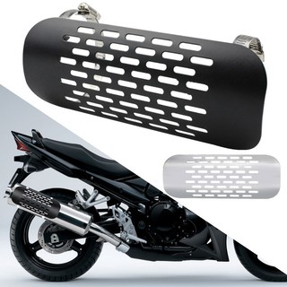 Ốp chụp pô chống nóng phỏng cho xe mô tô xe máy thép hợp kim