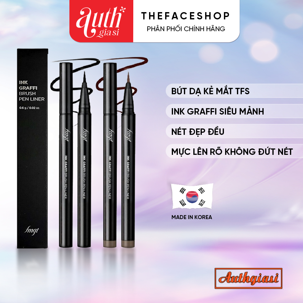 Bút dạ kẻ mắt siêu mảnh The Face Shop Ink Graffi Brush Pen Liner TFS fmgt