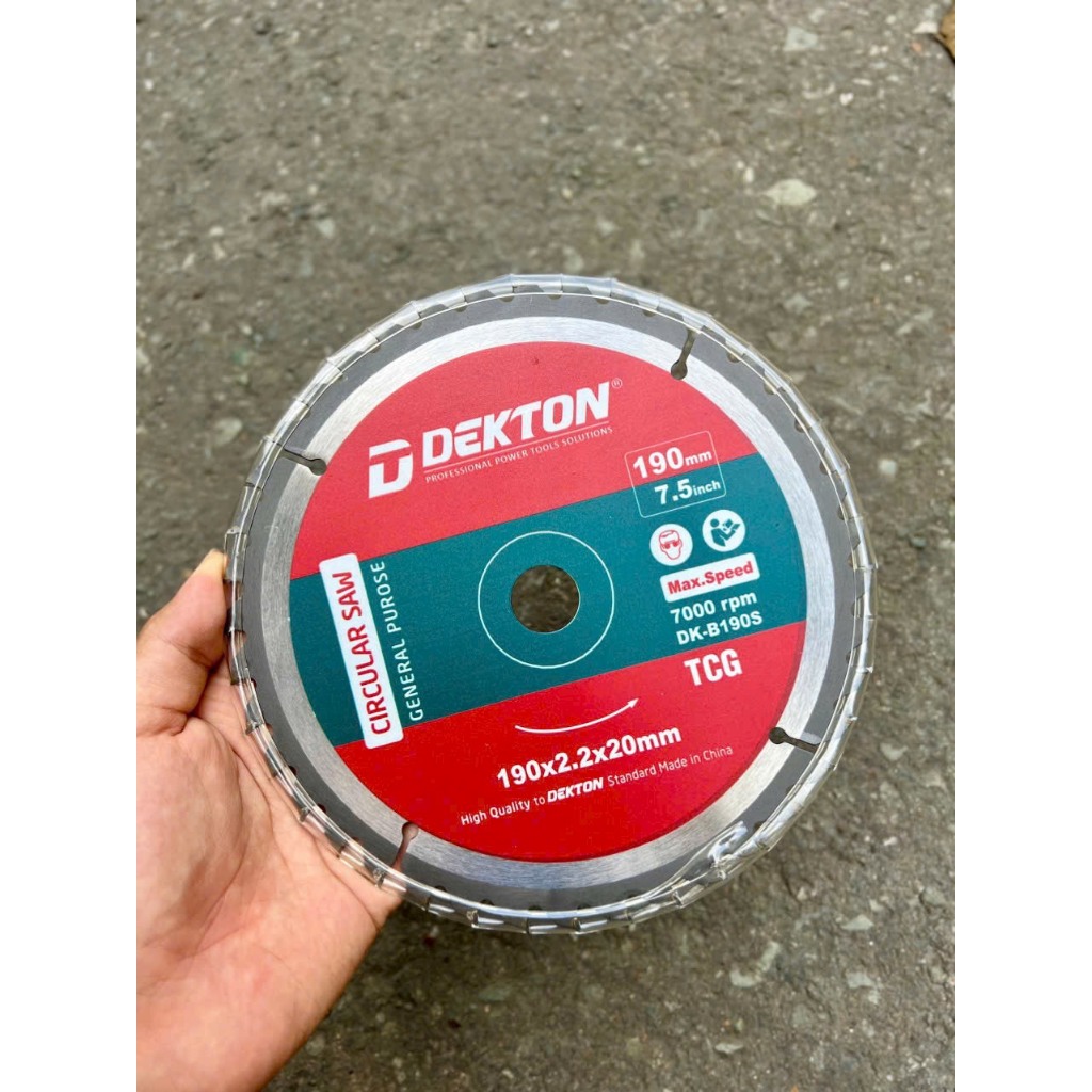 Máy cưa gỗ 190mm cao cấp DEKTON DK-CG190PLUS