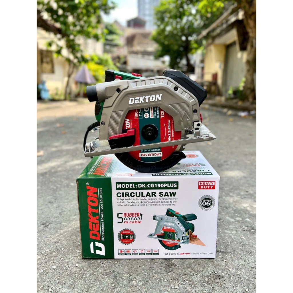 Máy cưa gỗ 190mm cao cấp DEKTON DK-CG190PLUS