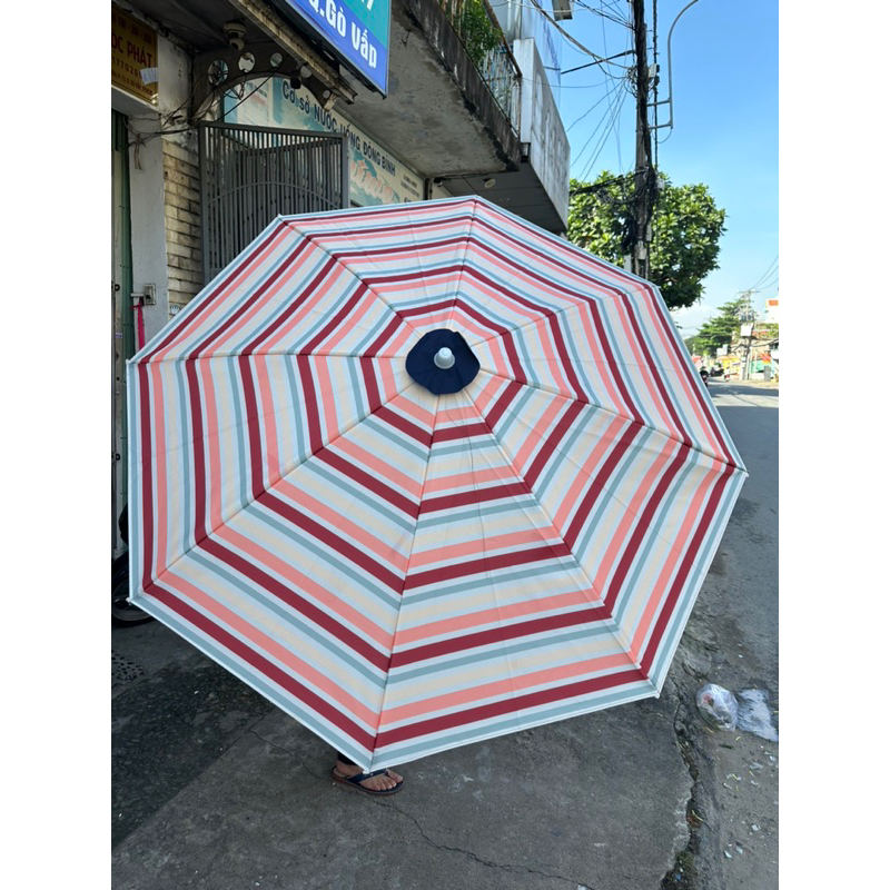 Ô DÙ CHE SỌC NẮNG MƯA ĐK 2M 8 NAN VẢI BỐ DÀY