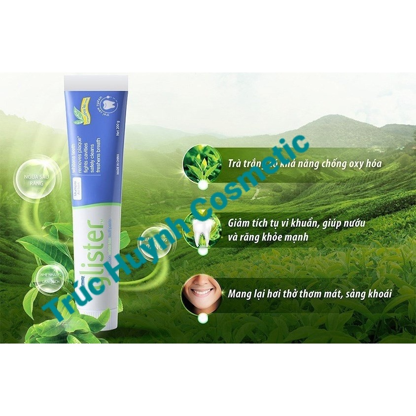 Kem đánh răng Glis.ter Trà xanh nội địa Malaysia