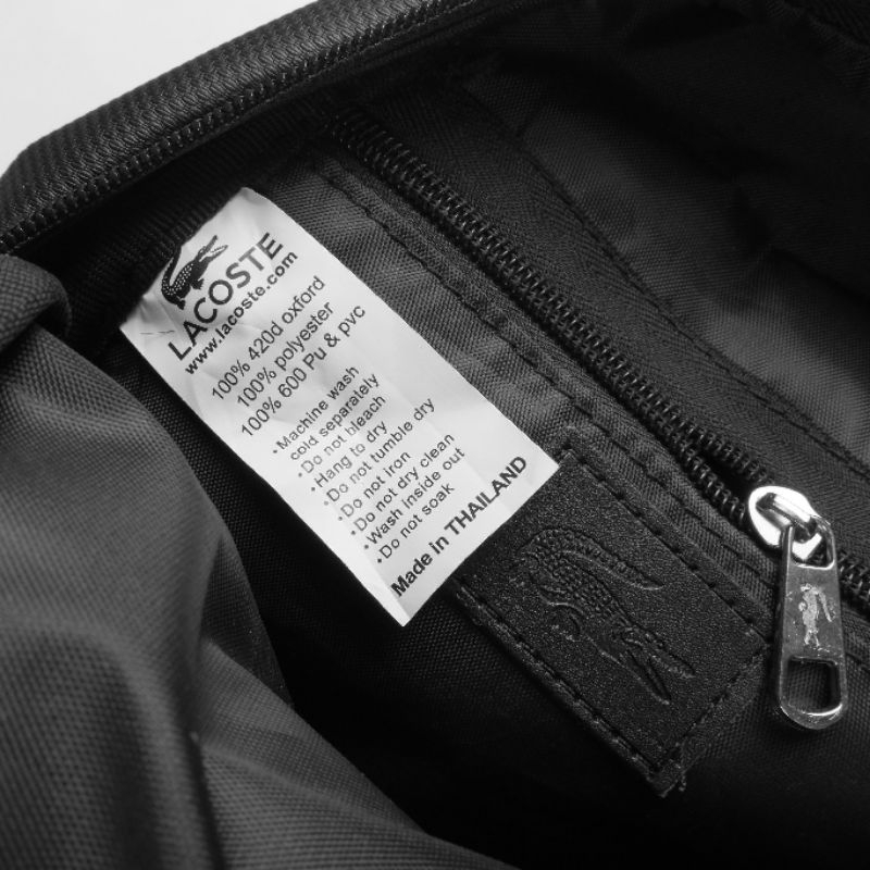 Túi đeo chéo LACT  Men's Classic 2023 Chất Da si Logo  Kim Loại cao cấp  Form vuông sang trọng