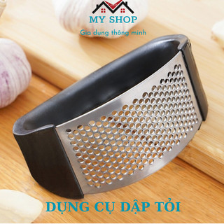 Dụng cụ dập tỏi, nghiền tỏi ớt, dụng cụ ép tỏi inox cao cấp cầm tay