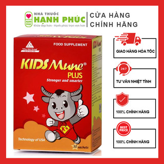 Kidsmune plus hỗ trợ trẻ biếng ăn, kidmune bổ sung dinh dưỡng cho bé TPCN360