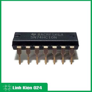 IC chức năng 74HC10 3-Input NAND DIP14