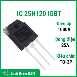 Linh kiện 25N120 chuyển mạch IGBT 25A/1000V