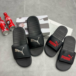 Dép puma cool cat black silver 381704_01 * dép puma chính hãng 389110_02 quai ngang siêu êm