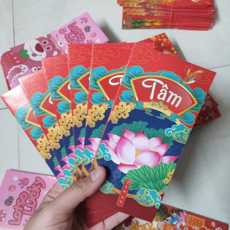 Bao Lì Xì - Phong Bì Đỏ Mừng Tân Xuân Giáp Thìn 2024