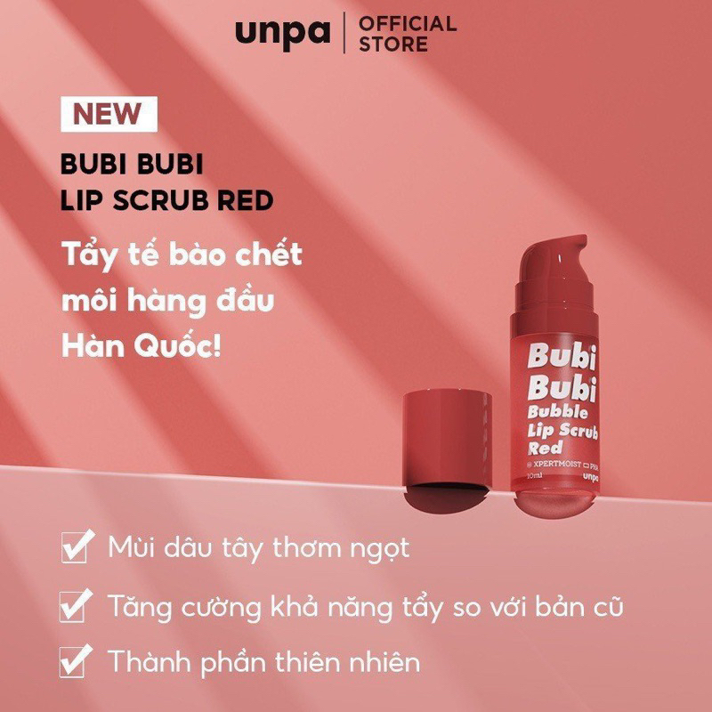 GEL TẨY DA CHẾT MÔI UNPA BUBI BUBI LIP