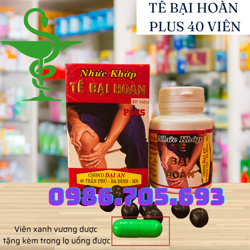 Nhức Khớp Tê Bại Hoàn Plus _ Đại An 40 viên