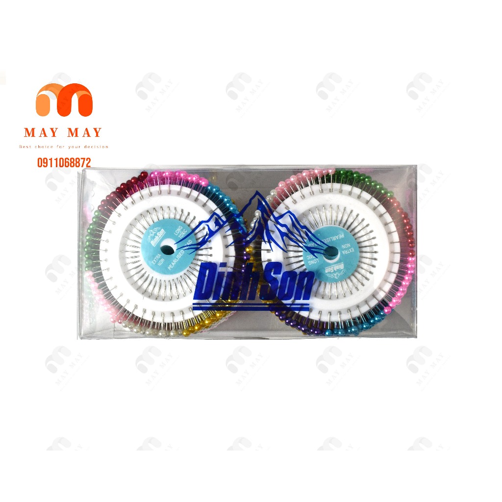 Ghim kim cố định vải một vỉ tròn 40 cây hàng loại tốt chất lượng cao NEWEY