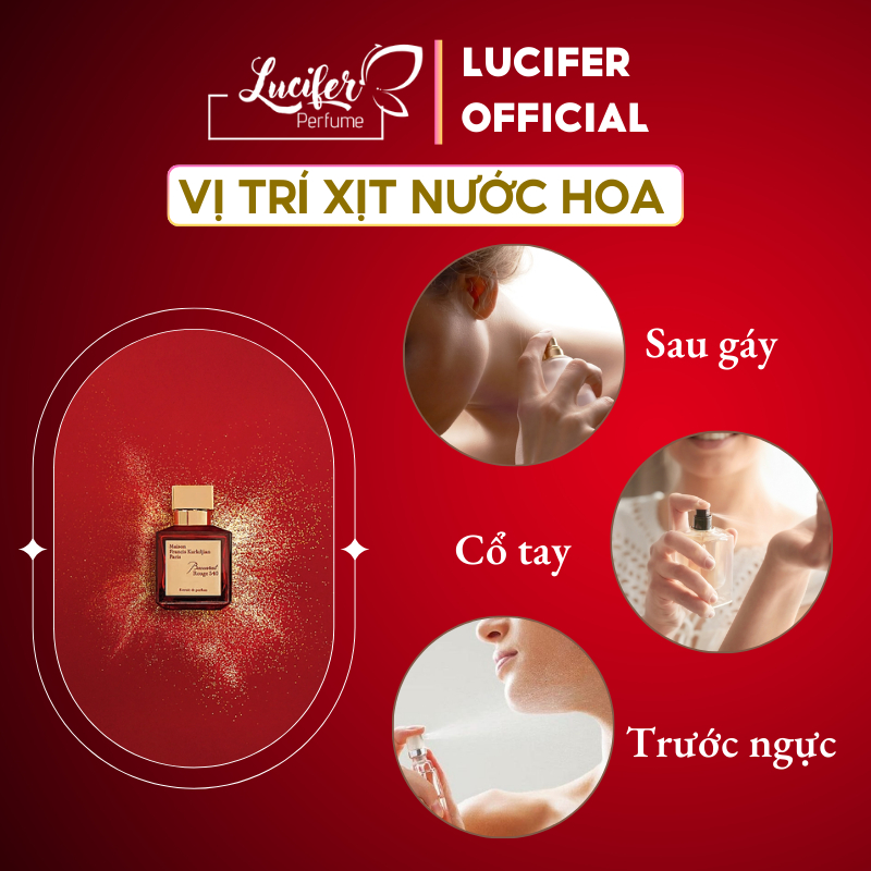Nước hoa chiết MFK Baccarat Rouge 540 Extrait Nước hoa  nam nữ 10ml cao cấp hương cực cuốn thơm cực lâu
