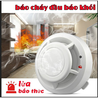 Thiết bị báo cháy báo khói không dây độc lập - Đầu báo khói thông minh dùng cho nhà ở, khách sạn