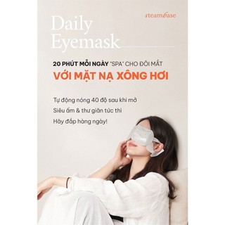 Mặt nạ thư giãn mắt Steambase So Natural