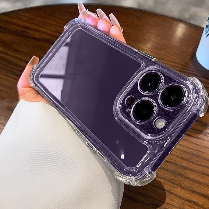 Ốp Lưng iPhone TPU Silicon Mềm 4 Góc Chống Sốc, Cao Cấp, Bảo Vệ Camera - iP 6/7/8/Plus/X/XS/11/12/13/14/15/16/17/Pro/Max | BigBuy360 - bigbuy360.vn