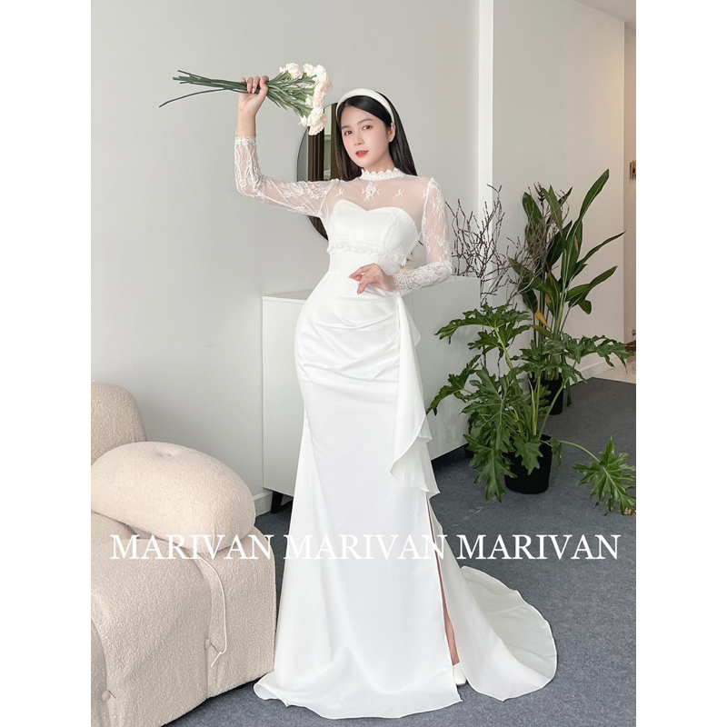 Đầm cưới MARIVAN 3in sắc sảo