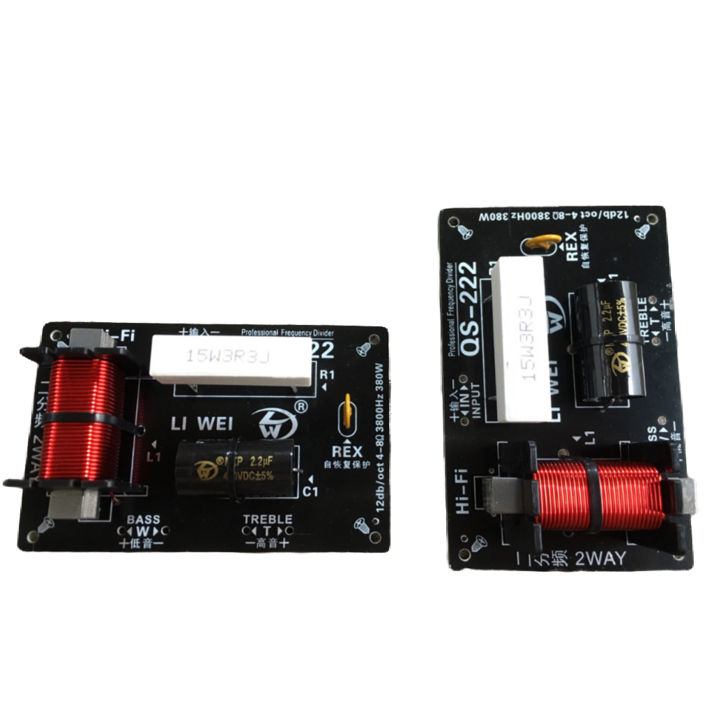 PHÂN TẦN FULL ĐƠN QS-222 LẮP 1 BASS 1 TRÉP - GIÁ MỘT MẠCH - HÀNG NHẬP