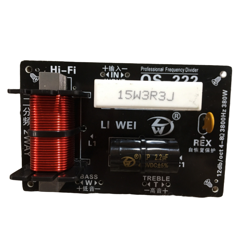 MẠCH PHÂN TẦN FULL ĐƠN QS-222 1 BASS 1 TRÉP - GIÁ MỘT MẠCH
