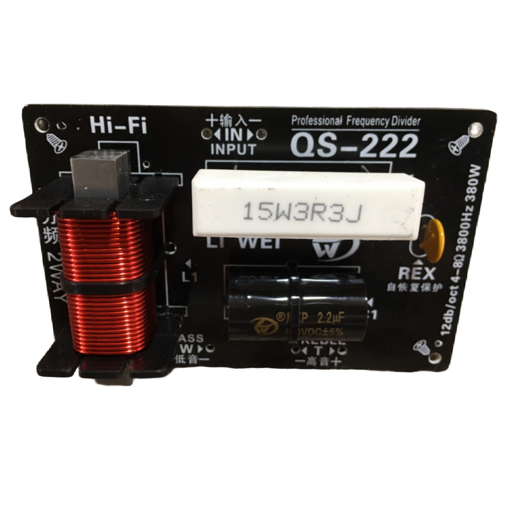 MẠCH PHÂN TẦN FULL ĐƠN QS-222 1 BASS 1 TRÉP - GIÁ MỘT MẠCH
