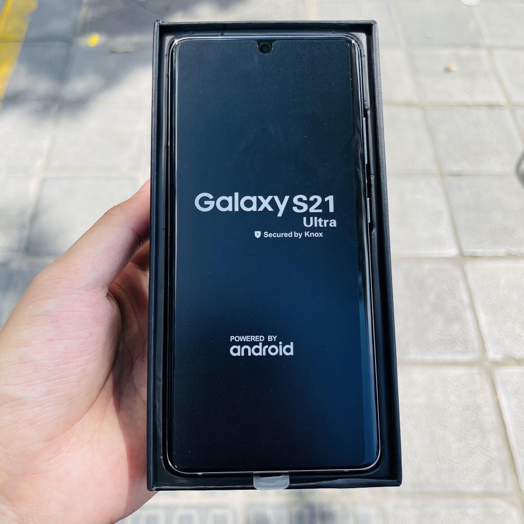 Đt samsung*galaxy S21 ultra 5G  - 2SIM -full màu - mới - bảo hành 12 tháng