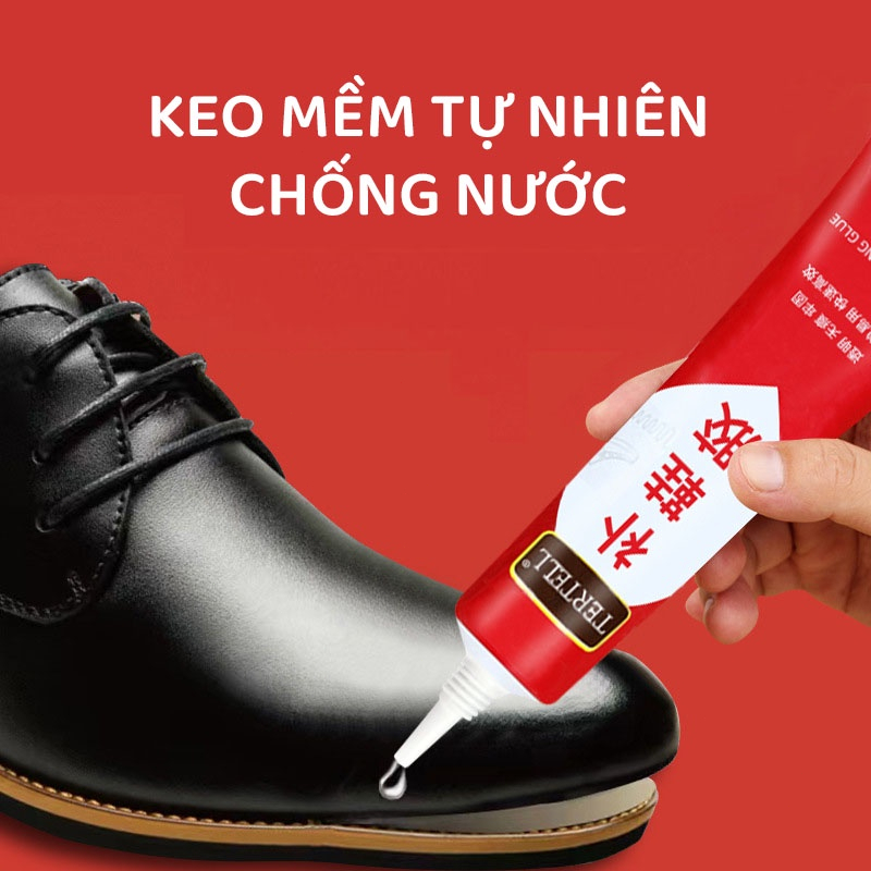 Tertell 60ml Keo dán Giày keo dính mạnh mẽ không thấm nước và bền Giày. Keo nhà máy giày chuyên dụng
