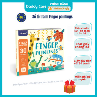 Tập Tô Màu Cho Bé Mideer Finger Paint Art Book, Đồ Chơi Sáng Tạo Cho Trẻ Em, Đồ Dùng Học Tập