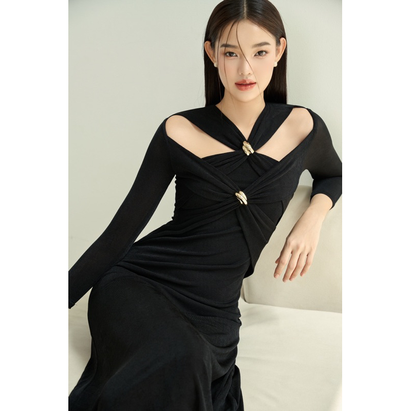Vải phối khoen Diva Dress