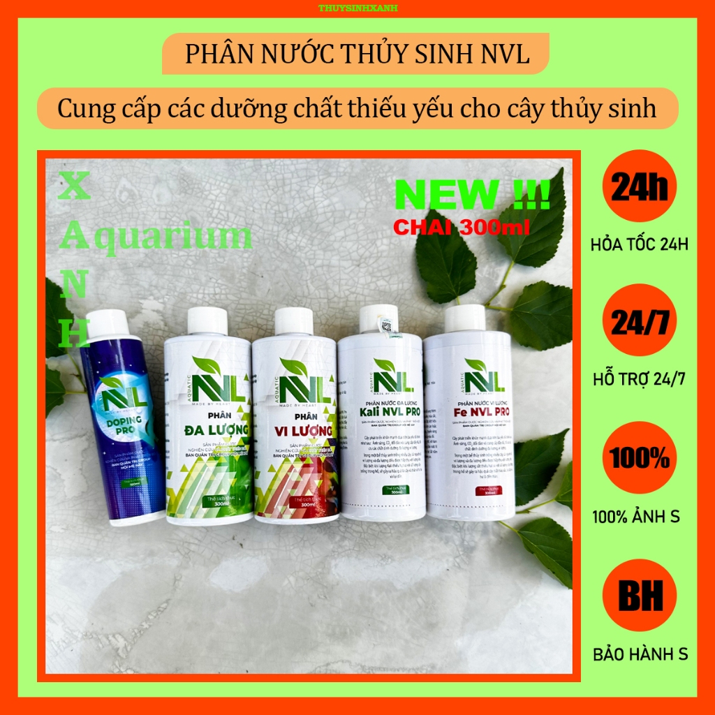 Phân nước thủy sinh NVL 300ml [MADE BY HEART]