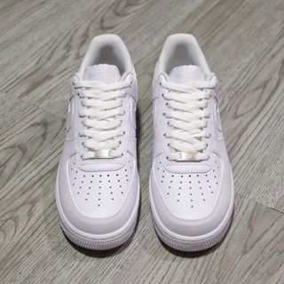 （Giầy nike chính hãng）Giày thể thao unisex fashion Air Force 1LOW White AF1 cổ thấp chịu mài màu trắng giày nike af1