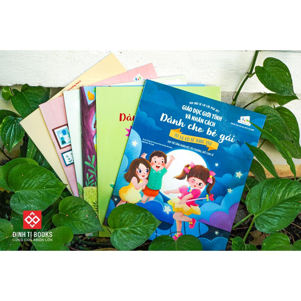 Sách-Set Giáo dục giới tính và nhân cách dành cho bé gái (6 tập) - Đinh Tị Books