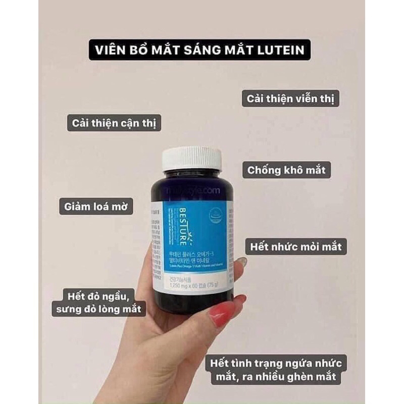 Viên uống bổ mắt Besture Hàn Quốc 60 viên