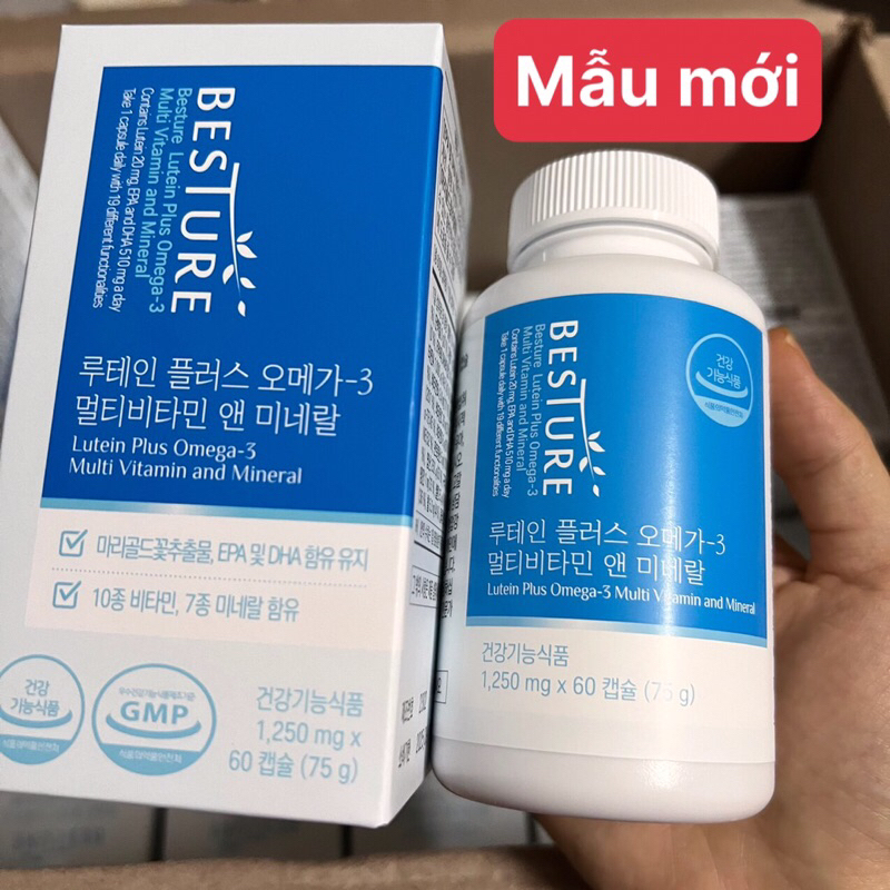 Viên uống bổ mắt Besture Hàn Quốc 60 viên
