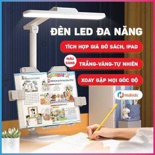 Đèn học đọc sác và làm việc HTDkids PD bảo vệ mắt, cảm ứng 3 chế độ sáng có tùy chọn phân loại tích hợp Pin