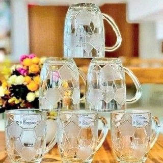 Ly thủy tinh cao cấp 430ml / ly thủy tinh có quai