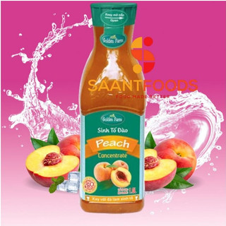 Sinh tố golden farm vị đào - 1l