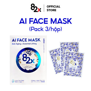 82X AI FACE MASK Mặt Nạ Cấp Ẩm , Dưỡng Sáng và Phục Hồi Da Cao Cấp Nhật Bản ( 3 miếng/ hộp).