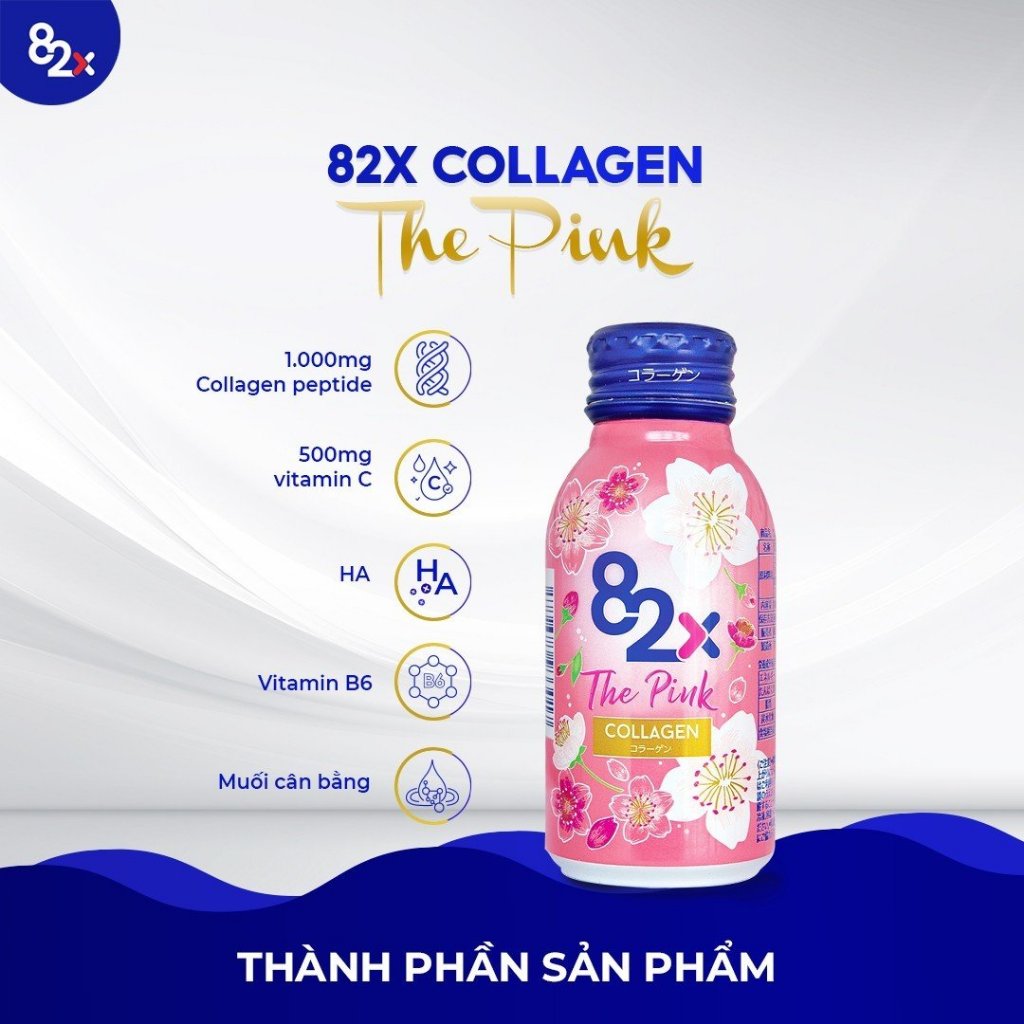 82X The Pink Collagen 100ml Hàm Lượng 1000mg Collagen