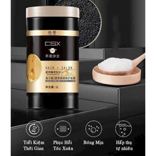 Kem ủ dưỡng tóc với trứng cá muối phục hồi tóc khô không cần hấp dầu OYAX 1000ml