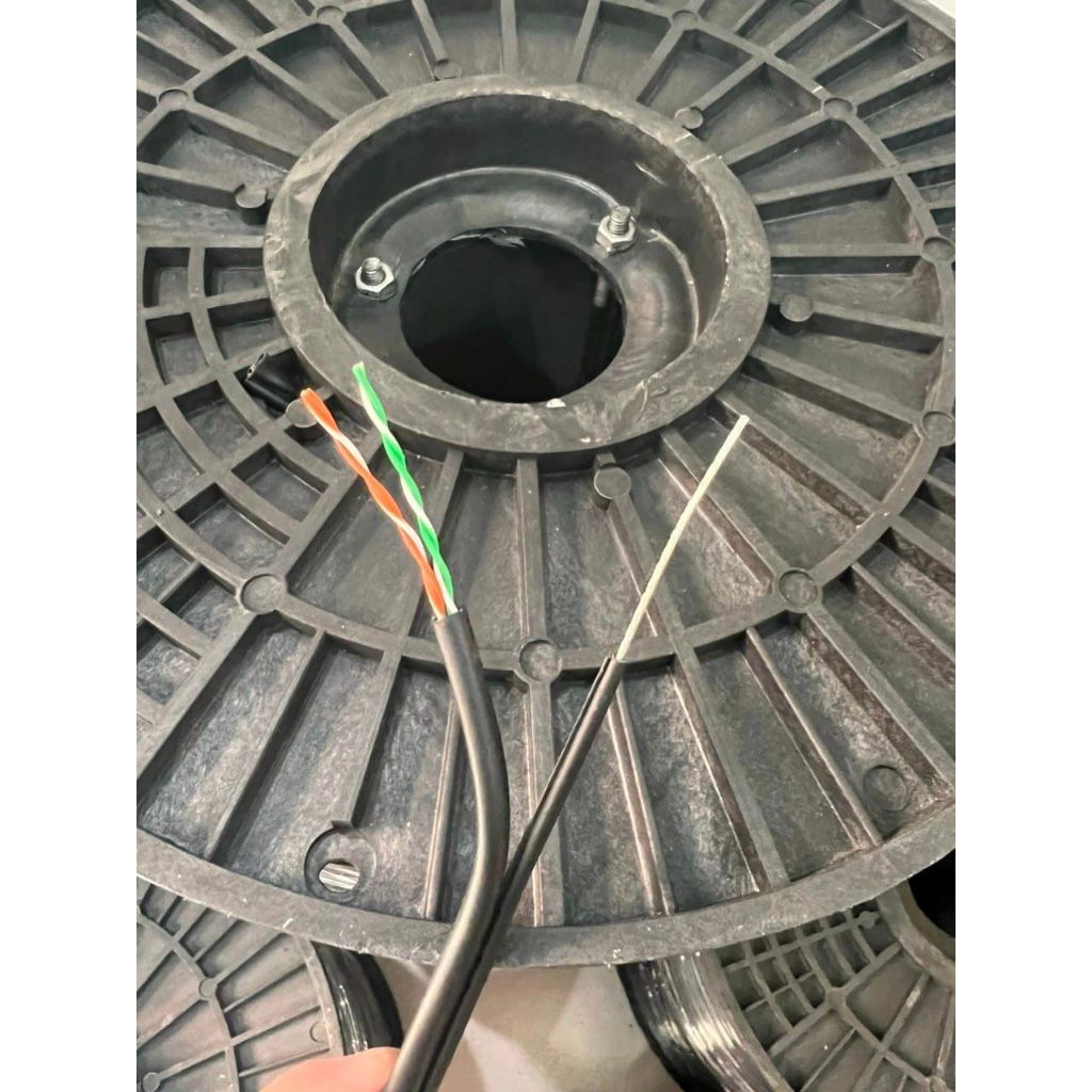 Dây mạng ngoài trời lõi đồng nguyên chất 4 sợi trợ lực và 8 sợi trợ lực, có gia cường