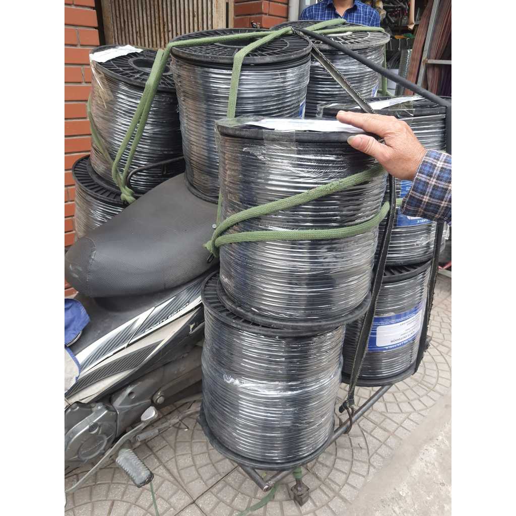 Dây mạng ngoài trời lõi đồng nguyên chất 4 sợi trợ lực và 8 sợi trợ lực, có gia cường