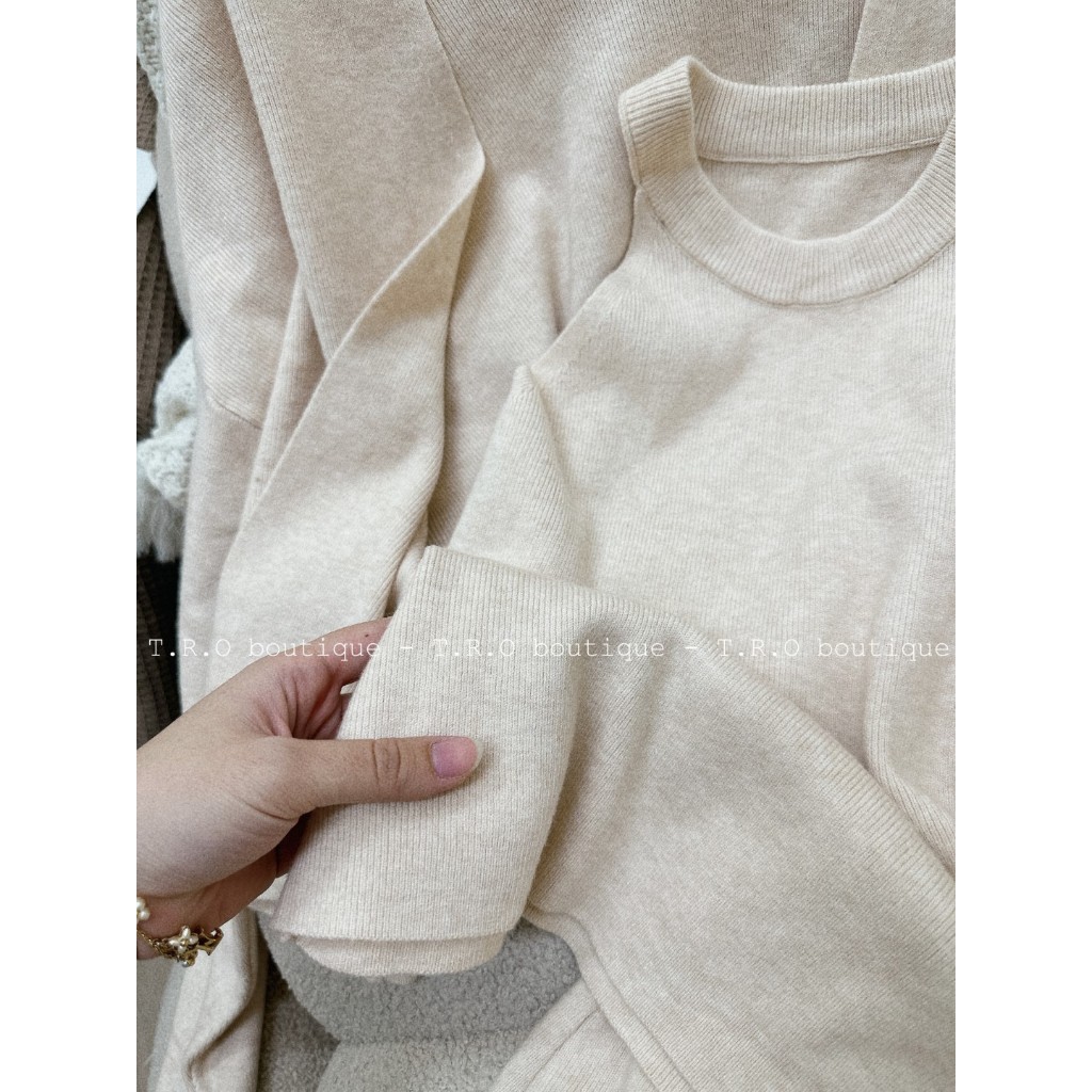 Set len 3 chi tiết áo yếm kèm cardigan chân váy dài hàng QCCC #540