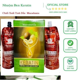 Nhuộm đen tóc không dính da đầu 03