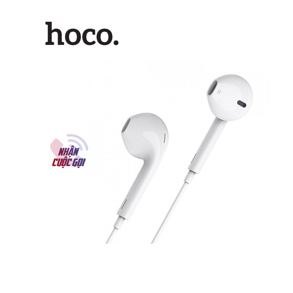 Tai nghe Bluetooth V5.0 Hoco L7 PLus jack cắm dùng cho iP với đường kính loa 14mm cùng chiều dài 120cm