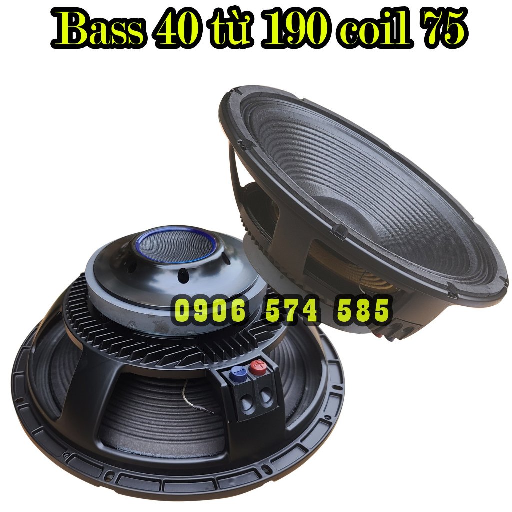 Loa bass 4 tấc từ 190 coil 75  - bass rời 40 coil 75 từ 190  - Chuyên loa kẹo kéo - giá một cái
