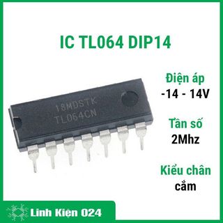 Ic chức năng tl064 chân cắm dip 14