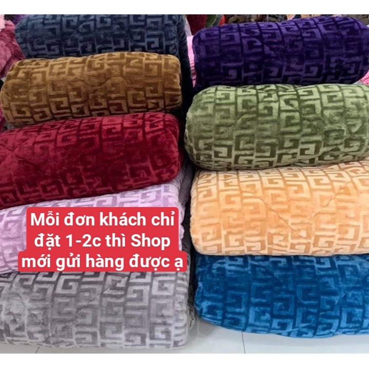 Chăn chữ vạn 3,2kg, chăn lông cừu mùa đông 2mx2m2, chăn đông siêu ấm đại hàn, trăn lông cừu