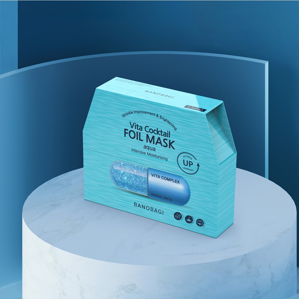 Combo 3 Mặt Nạ BANOBAGI Thế Hệ Mới Gấp Đôi Dưỡng Chất Banobagi Vita Cocktail Foil Mask